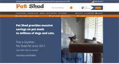 Desktop Screenshot of petshed.com